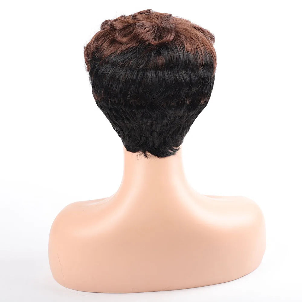 Short Wigs for Women Curly Hair Short Cut Wig High Quality Synthetic Wig Afro Woman Artificial Fake Original Factory Extensions