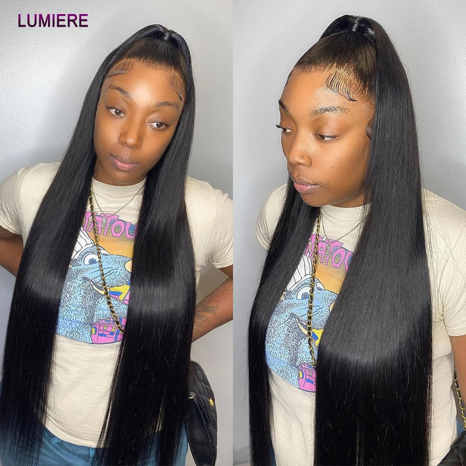 40inch Bone Straight Human Hair Bundles 100% Brazilian Raw Virgin Human Hair 1/3/4 Bundles for Women 18A Thick Bundles Wholeasle