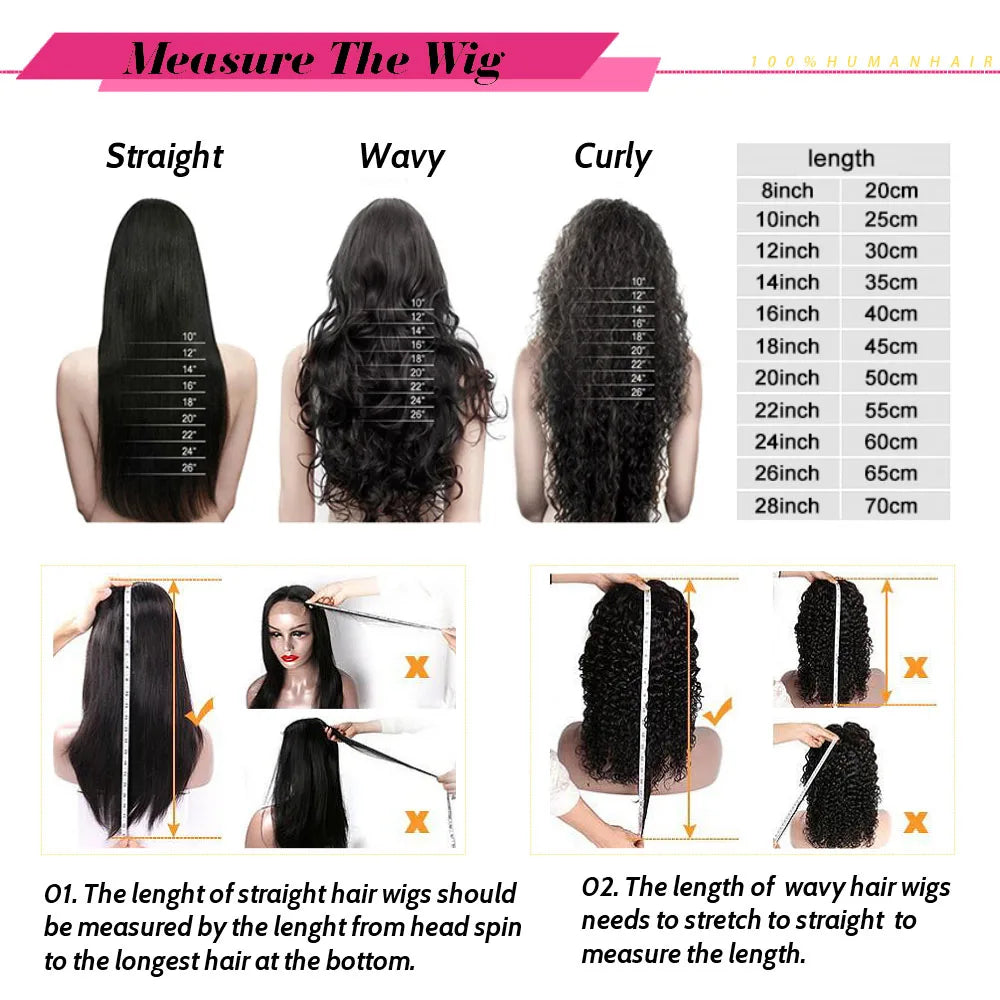 Deep Wave Frontal 13x4/13x6 Hd Lace Frontal For Women Black Glueless Human Hair Ready To Wear Human Hair Wigs