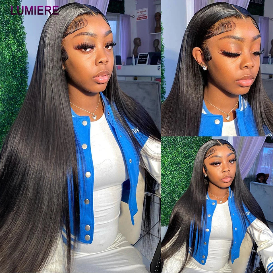 40inch Bone Straight Human Hair Bundles 100% Brazilian Raw Virgin Human Hair 1/3/4 Bundles for Women 18A Thick Bundles Wholeasle