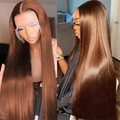 13x4 Chocolate Brown Lace Front Wigs Human Hair For Women 13x6 Hd Straight Lace Frontal Wig 4x4 5x5 Closure Human Hair Wig