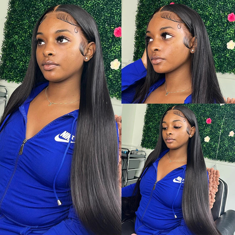 13x4 Vietnamese Double Drawn Human Hair Wigs 13x6 Hd Lace Frontal 40 Inch Straight Transparent Lace Wigs Human Hair Wig For Wome
