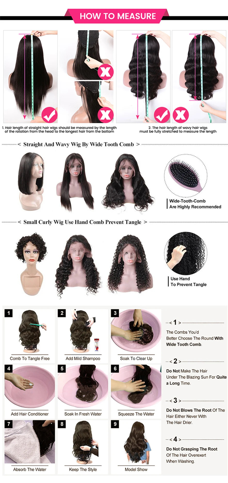 Deep Wave Frontal 13x4/13x6 Hd Lace Frontal For Women Black Glueless Human Hair Ready To Wear Human Hair Wigs