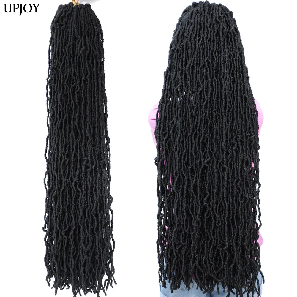 36 inch New Soft Locs Crochet Hair 18 24 inch Faux Locs Braids for Butterfly Dreadlocks Crochet Braid Hair Synthetic Locs Hair