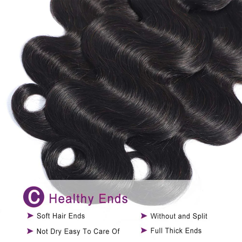 30 34 Inch Body Wave Raw 1 3 4 Bundles Indian Unprocessed Human Hair Wavys Double Drawn Virgin Bundles Weave Extensions