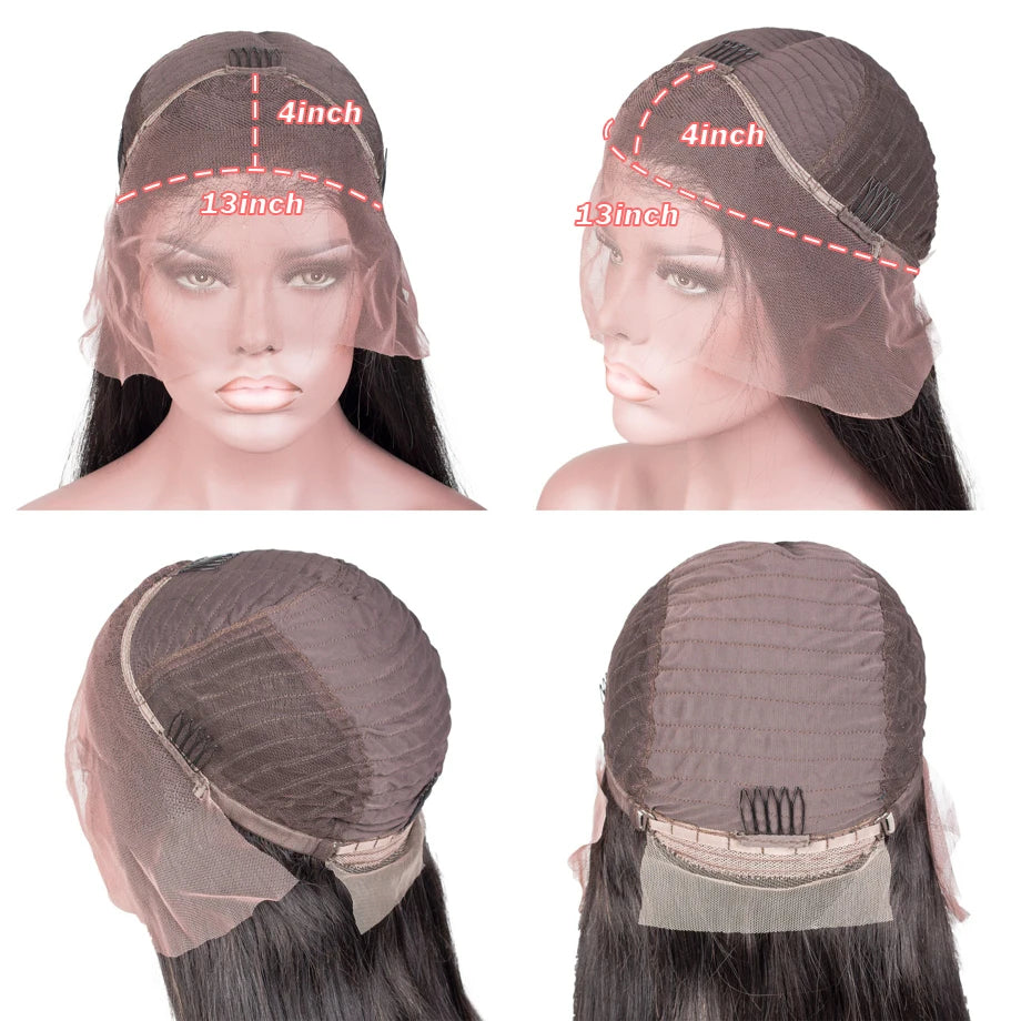 13x4 Burgundy HD Transparent Short Bob Human Hair Wigs Brazilian 99J Straight Colored Bob Lace Front Wigs For Women Pre Plucked