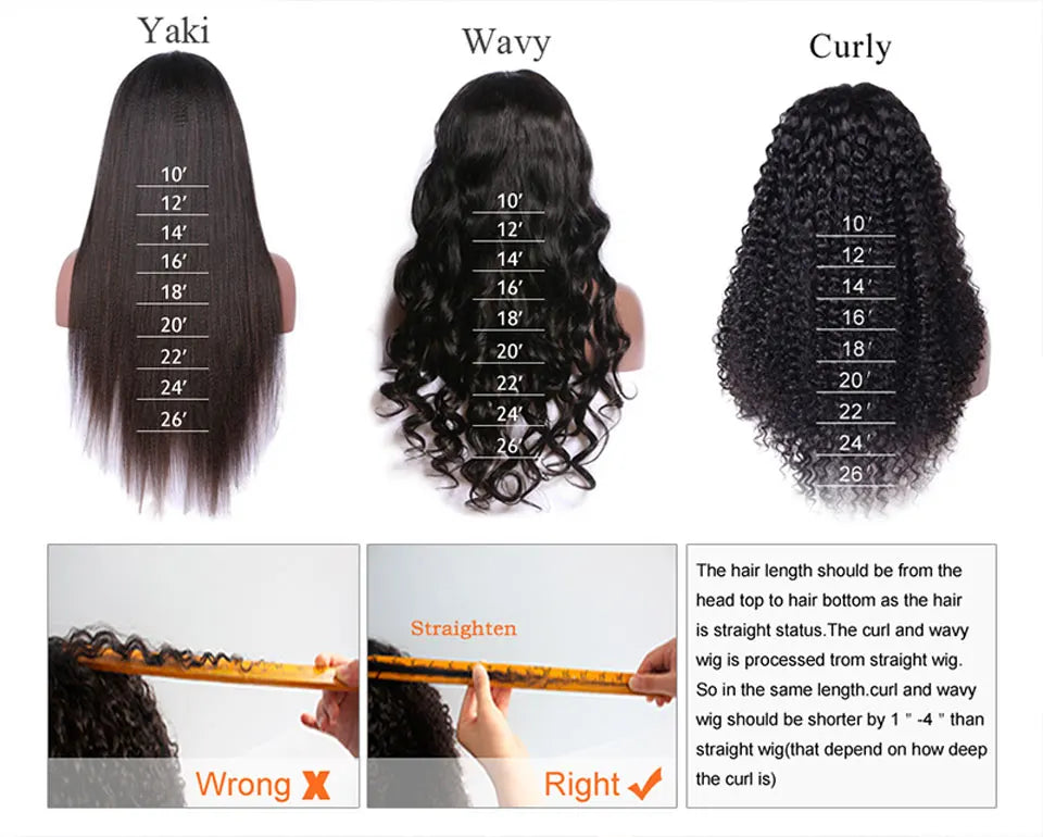Deep Wave 13x4 Lace Frontal Human Hair Wig For Women PrePlucked Brazilian Transparent Lace Front Wigs Cury 4x4 Lace Closure Wig