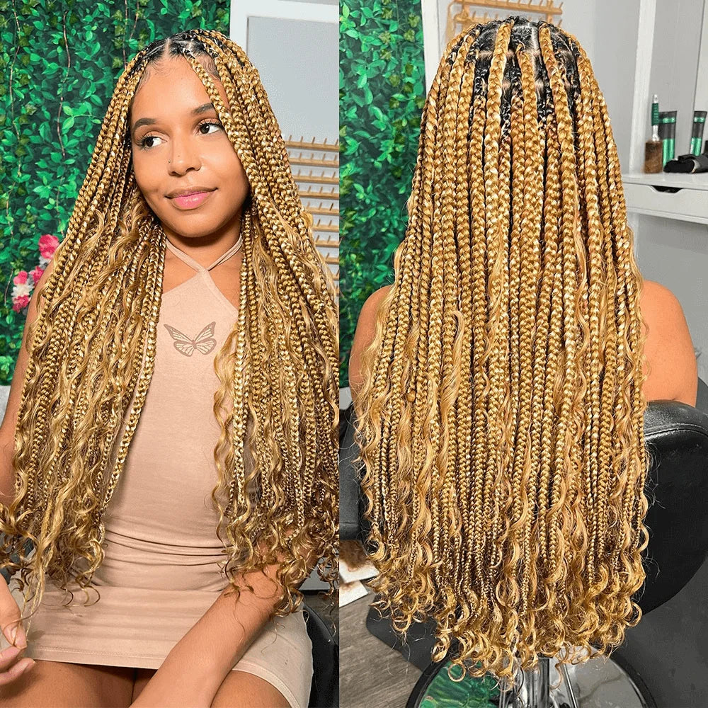 30# Chocolate Brown Deep Wave Bulk 100G 2 Bundles Human Hair for Boho Braids Curly Braiding Hair 14-24 inch Remy Hair Brazilian