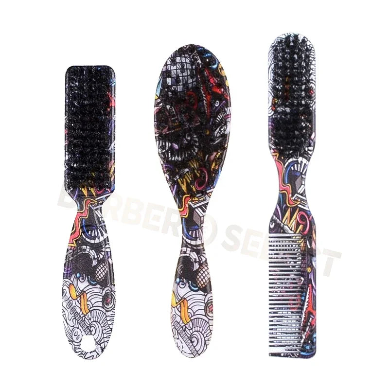 Professional Barber Hair Cleaning Brush Hairdressing Neck Duster Broken Hair Remove Tools Men Beard Brush Styling Accessories
