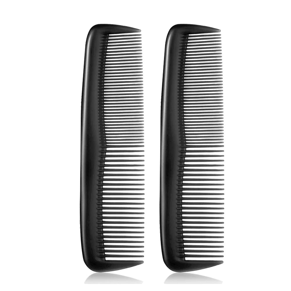 50 Pieces Pocket Hair Combs, 5 inch Unbreakable Black Comb Great for Travel Used on All Hair Types - Men's Hair, Women's Hair
