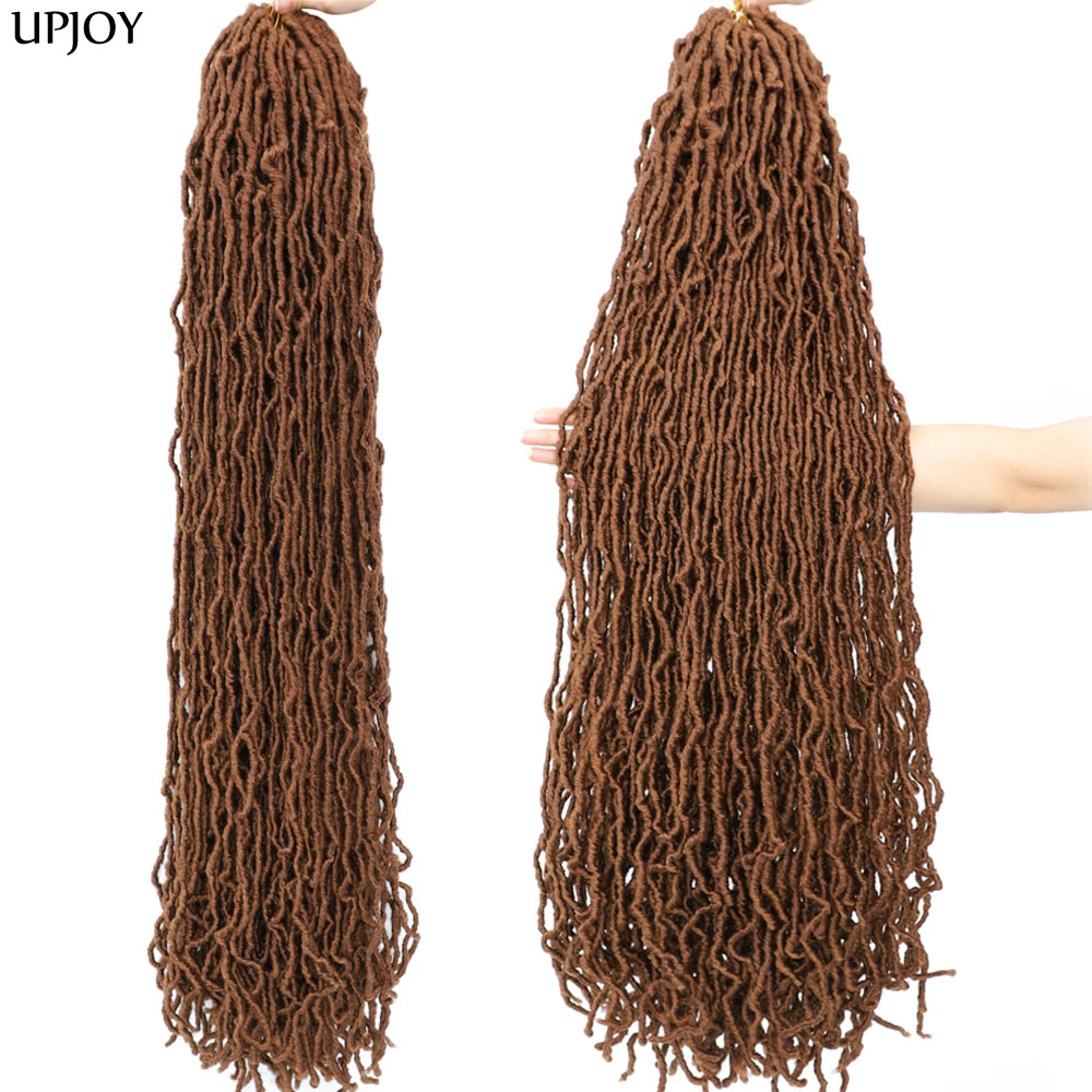 36 inch New Soft Locs Crochet Hair 18 24 inch Faux Locs Braids for Butterfly Dreadlocks Crochet Braid Hair Synthetic Locs Hair