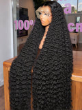 Luvin Curly Wigs 13x6 Hd Lace Wigs Loose Deep Wave Frontal Wig Brazilian Curly Human Hair Wigs Water Wave Glueless Wig For Women