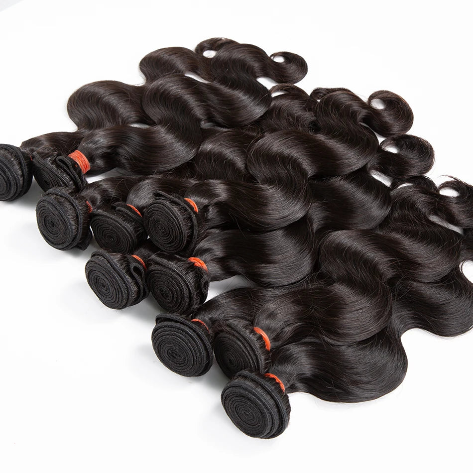 30 34 Inch Body Wave Raw 1 3 4 Bundles Indian Unprocessed Human Hair Wavys Double Drawn Virgin Bundles Weave Extensions