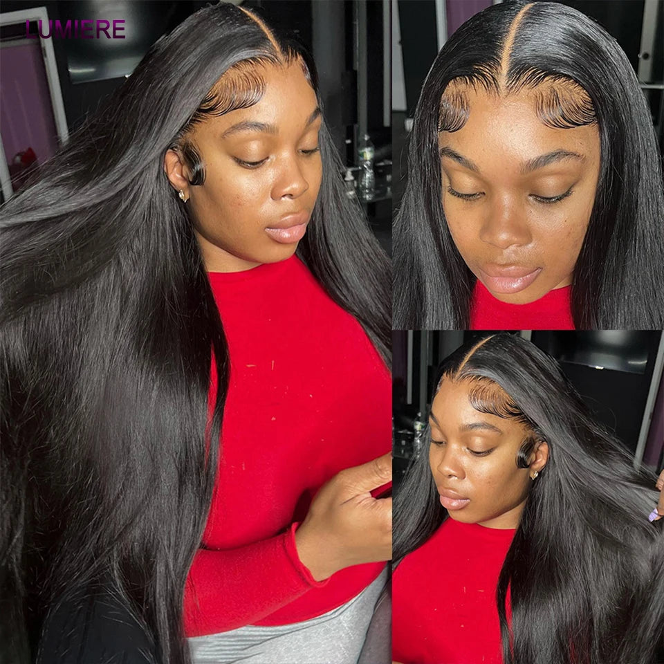 40inch Bone Straight Human Hair Bundles 100% Brazilian Raw Virgin Human Hair 1/3/4 Bundles for Women 18A Thick Bundles Wholeasle