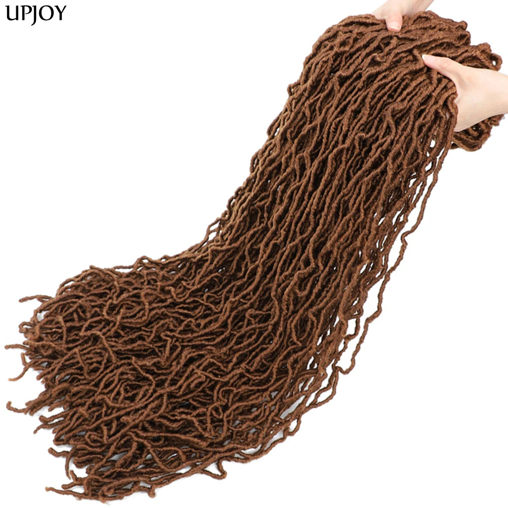 36 inch New Soft Locs Crochet Hair 18 24 inch Faux Locs Braids for Butterfly Dreadlocks Crochet Braid Hair Synthetic Locs Hair