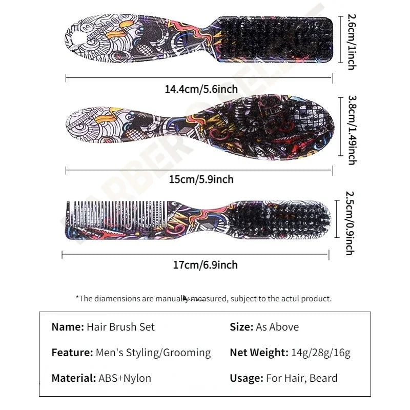 Professional Barber Hair Cleaning Brush Hairdressing Neck Duster Broken Hair Remove Tools Men Beard Brush Styling Accessories