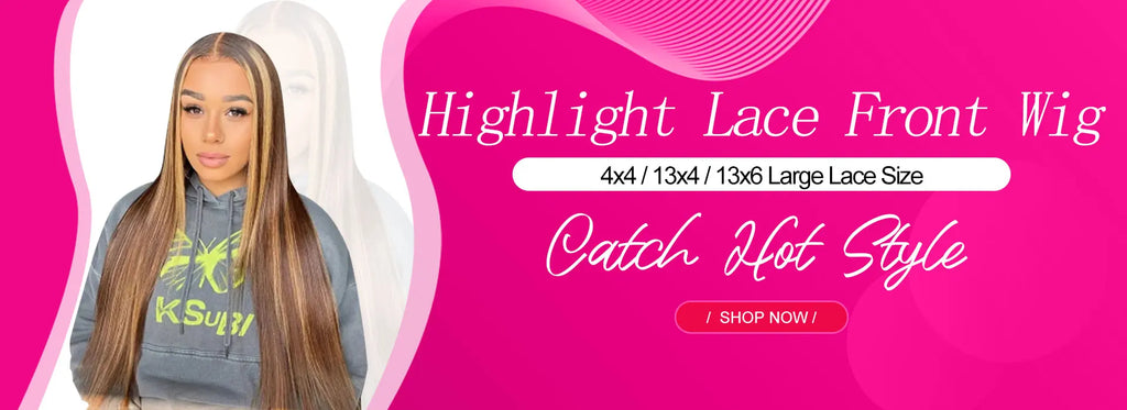 34Inch Bone Straight Highlight Lace Front Human Hair 4/27 Ombre 13x6 Lace Frontal Wigs 13x4 Honey Blonde Colored Wigs For Women