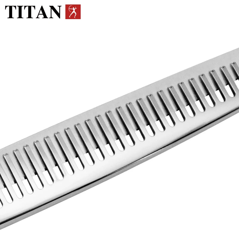 TITAN professional barber cut left handle  hair scissors cutting and thinning shear 6inch 440c japan stainless steel