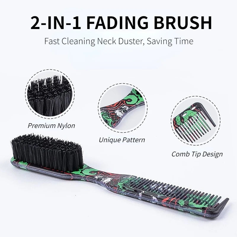 Professional Barber Hair Cleaning Brush Hairdressing Neck Duster Broken Hair Remove Tools Men Beard Brush Styling Accessories