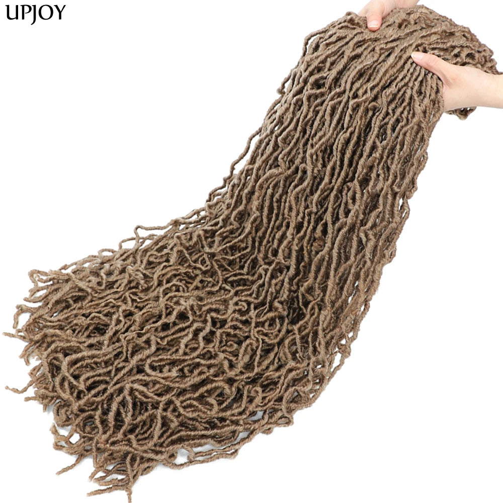 36 inch New Soft Locs Crochet Hair 18 24 inch Faux Locs Braids for Butterfly Dreadlocks Crochet Braid Hair Synthetic Locs Hair