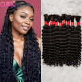 Blonde Deep Wave Human Hair Bundles 28 Inch #27 Colored Human Hair Bundles Brazilian Human Hair Bundles Deep Wave Boho Braids