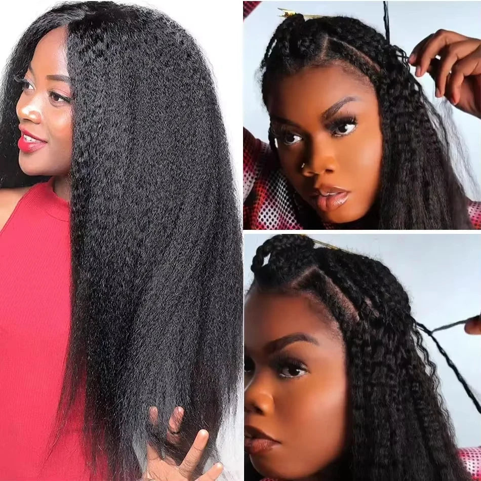 Body Wave Kinky Curly Knotless Pre-Separated Crochet Hair Extensions Feather Hair Extensions Straight Hair Human Hair For Women