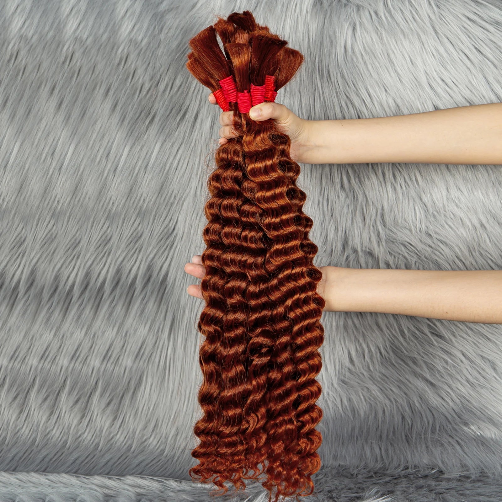 Blonde Deep Wave Human Hair Bundles 28 Inch #27 Colored Human Hair Bundles Brazilian Human Hair Bundles Deep Wave Boho Braids