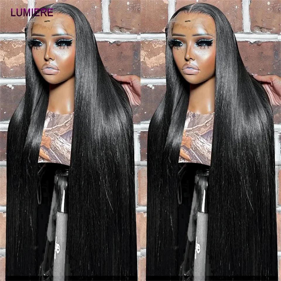 40inch Bone Straight Human Hair Bundles 100% Brazilian Raw Virgin Human Hair 1/3/4 Bundles for Women 18A Thick Bundles Wholeasle