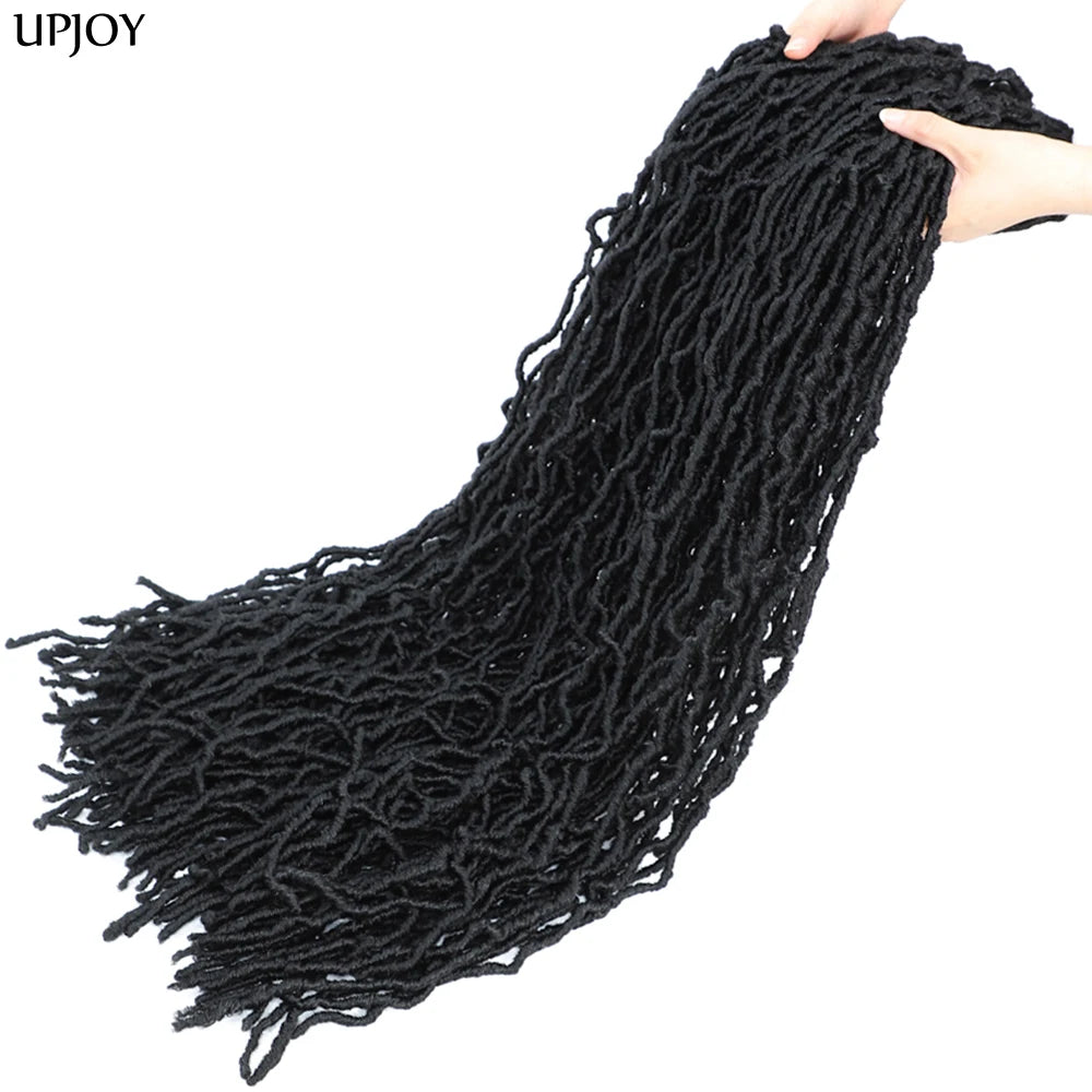 36 inch New Soft Locs Crochet Hair 18 24 inch Faux Locs Braids for Butterfly Dreadlocks Crochet Braid Hair Synthetic Locs Hair
