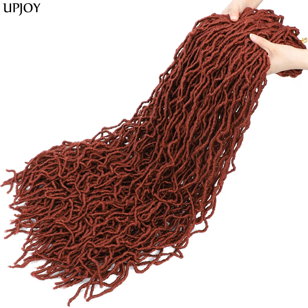 36 inch New Soft Locs Crochet Hair 18 24 inch Faux Locs Braids for Butterfly Dreadlocks Crochet Braid Hair Synthetic Locs Hair