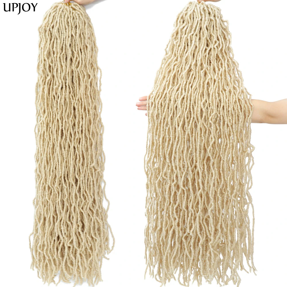 36 inch New Soft Locs Crochet Hair 18 24 inch Faux Locs Braids for Butterfly Dreadlocks Crochet Braid Hair Synthetic Locs Hair