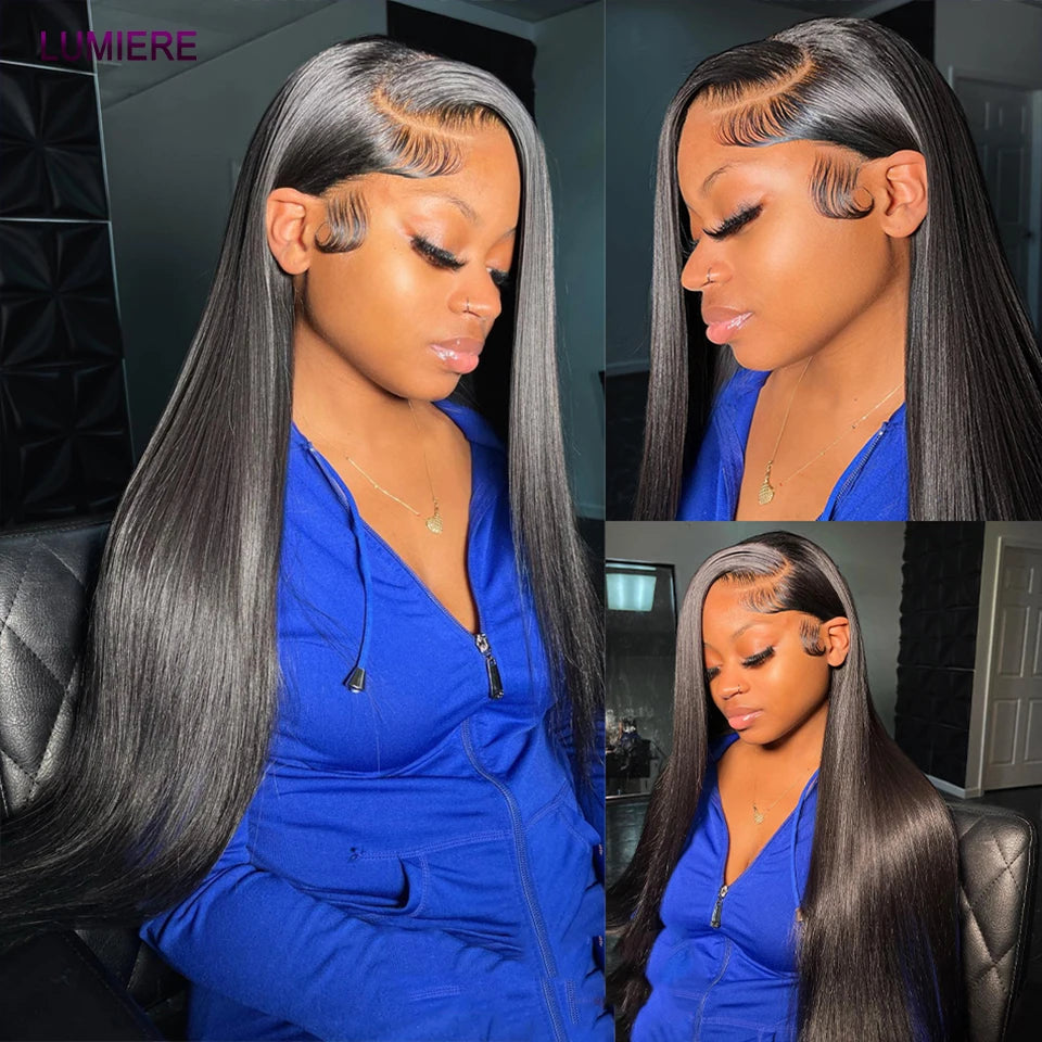 40inch Bone Straight Human Hair Bundles 100% Brazilian Raw Virgin Human Hair 1/3/4 Bundles for Women 18A Thick Bundles Wholeasle