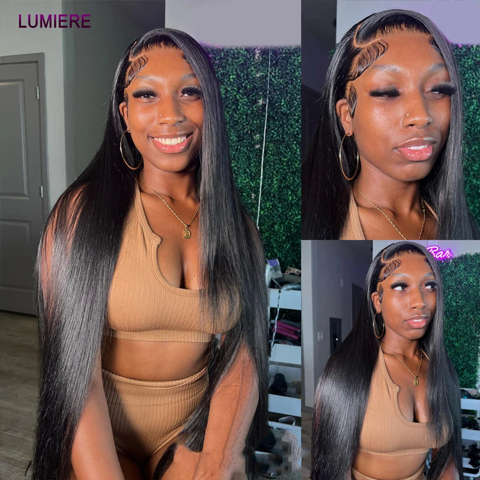 40inch Bone Straight Human Hair Bundles 100% Brazilian Raw Virgin Human Hair 1/3/4 Bundles for Women 18A Thick Bundles Wholeasle