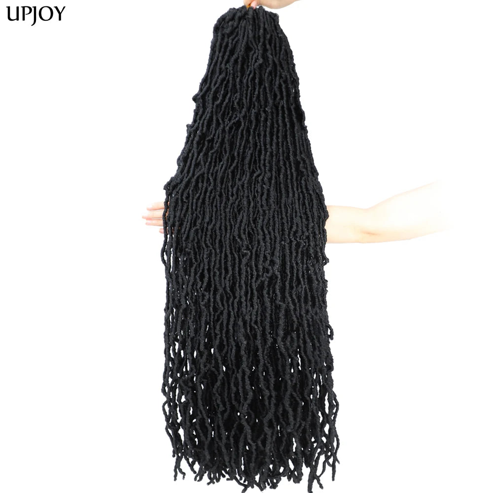 36 inch New Soft Locs Crochet Hair 18 24 inch Faux Locs Braids for Butterfly Dreadlocks Crochet Braid Hair Synthetic Locs Hair
