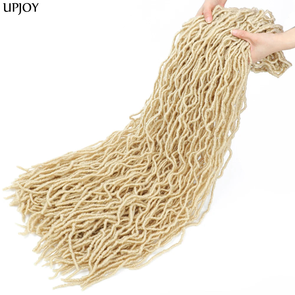 36 inch New Soft Locs Crochet Hair 18 24 inch Faux Locs Braids for Butterfly Dreadlocks Crochet Braid Hair Synthetic Locs Hair