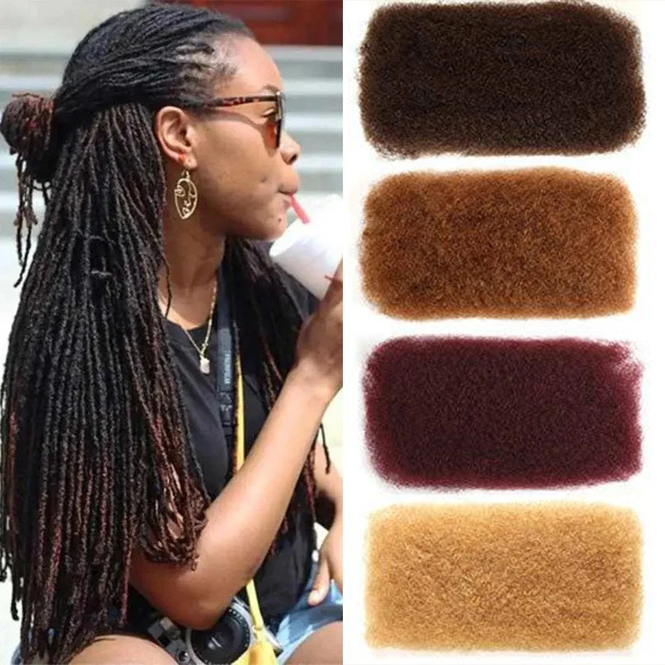 Best Sale Afro Kinky Bulk Twist Braids Hair100% Human Hair for Braiding Dreadlocks Extentions Remy Bulk Hair No Attachment