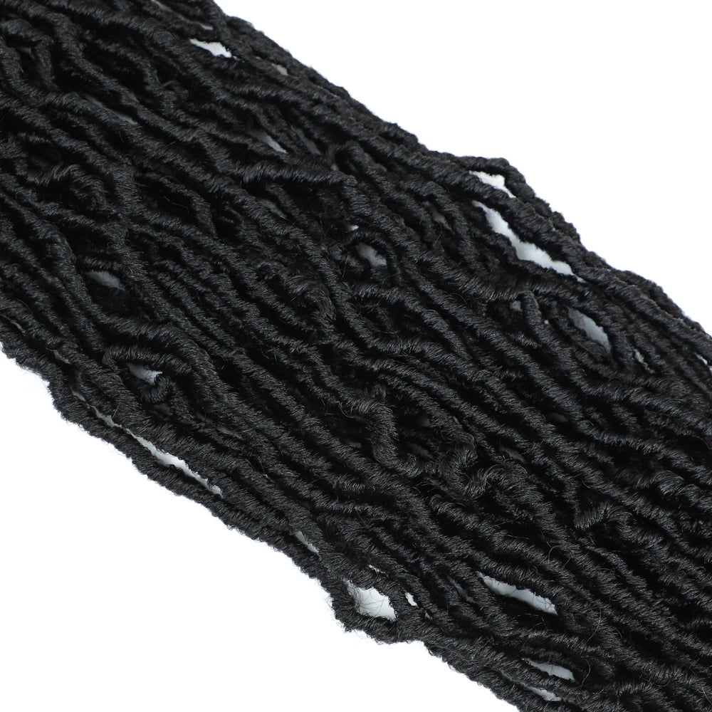 36 inch New Soft Locs Crochet Hair 18 24 inch Faux Locs Braids for Butterfly Dreadlocks Crochet Braid Hair Synthetic Locs Hair