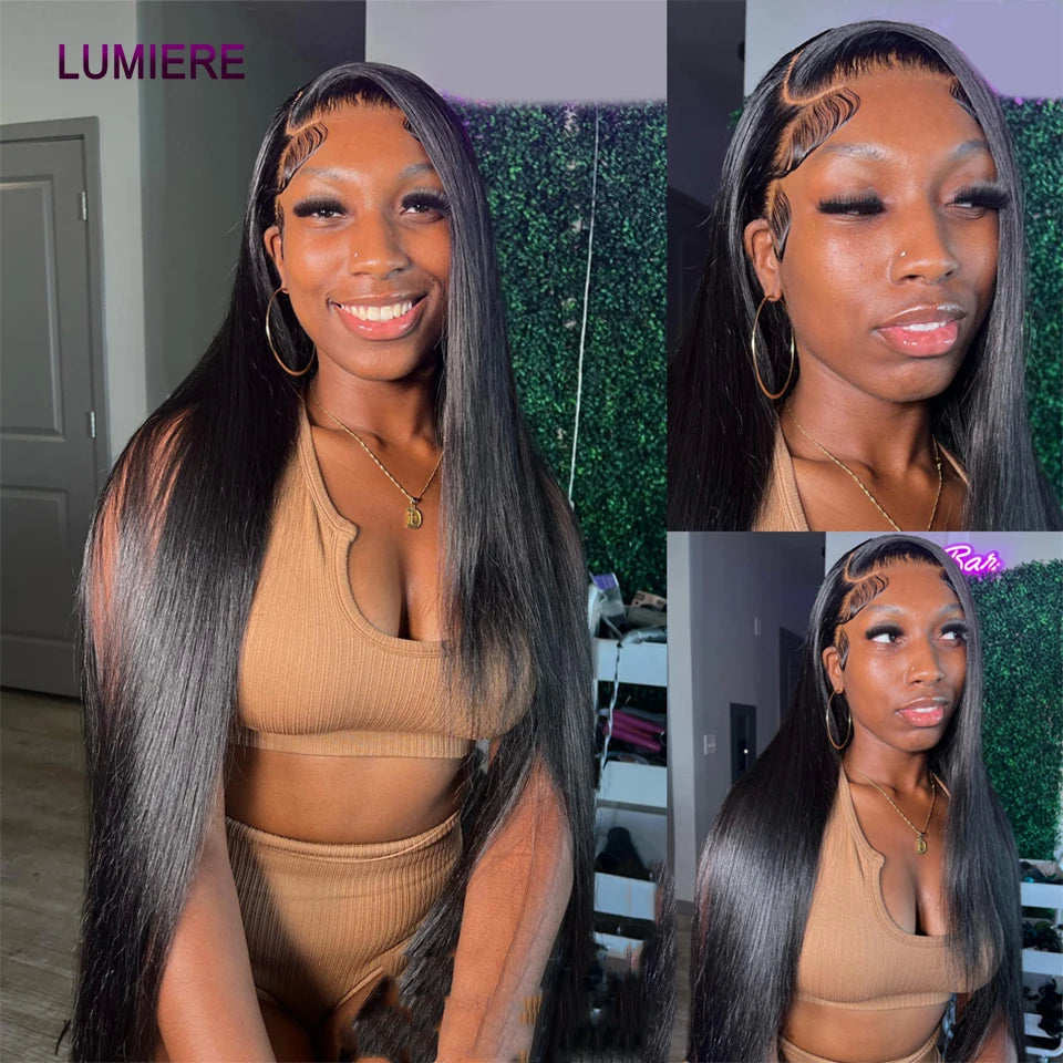 40inch Bone Straight Human Hair Bundles 100% Brazilian Raw Virgin Human Hair 1/3/4 Bundles for Women 18A Thick Bundles Wholeasle