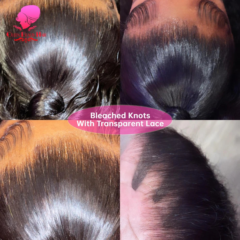 300 Density Lace Wig Human Hair Lace Frontal Wigs Natural Black Brazilian Bone Straight 13x4 13x6 360 Lace Front Human Hair Wig