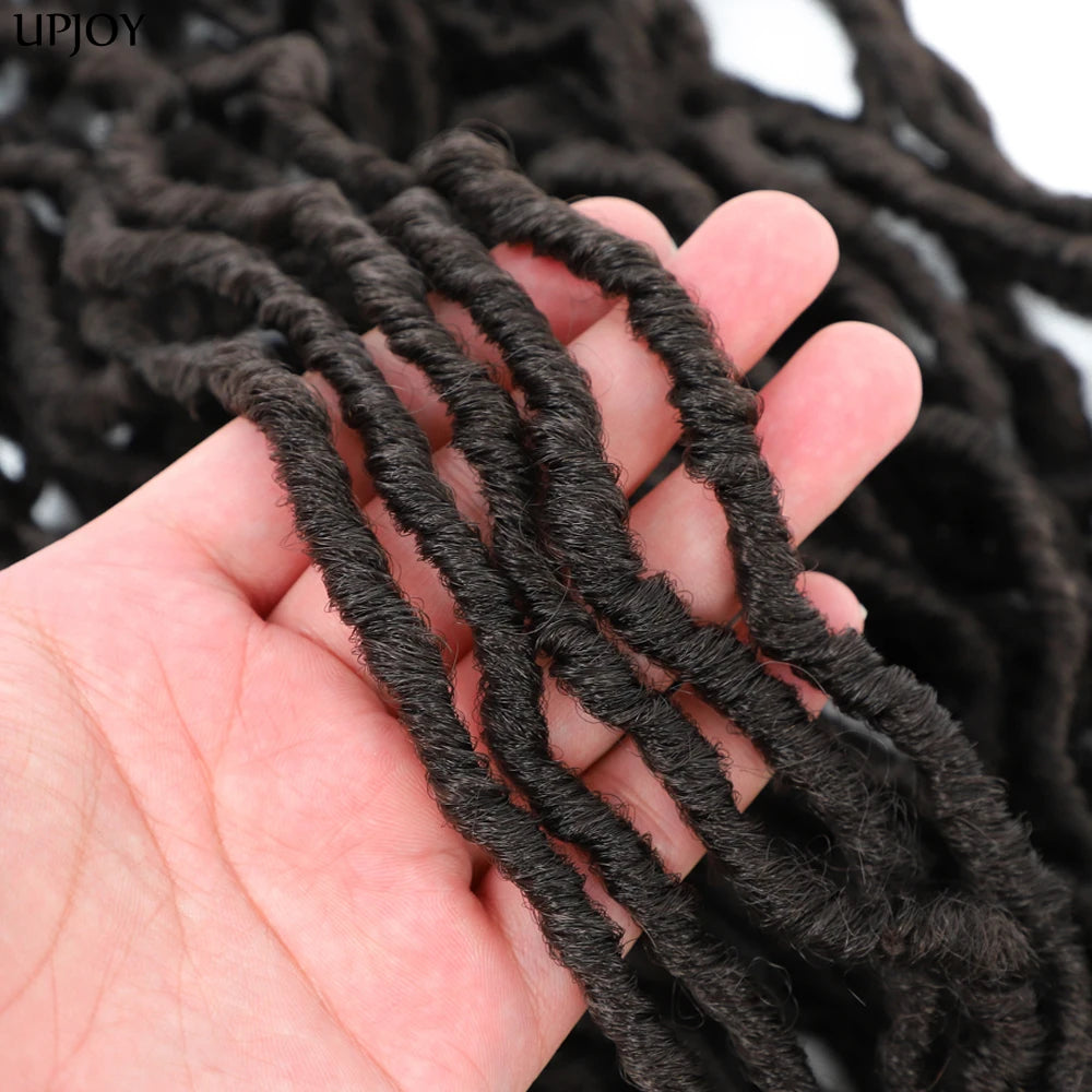 36 inch New Soft Locs Crochet Hair 18 24 inch Faux Locs Braids for Butterfly Dreadlocks Crochet Braid Hair Synthetic Locs Hair