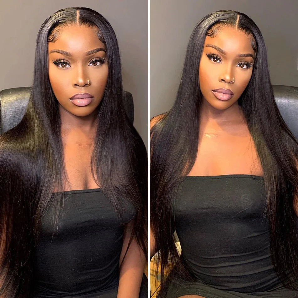 40inch Bone Straight Human Hair Bundles 100% Brazilian Raw Virgin Human Hair 1/3/4 Bundles for Women 18A Thick Bundles Wholeasle