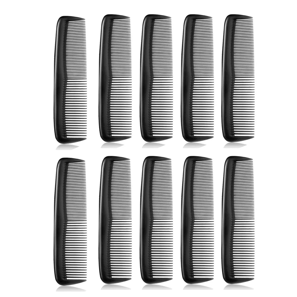 50 Pieces Pocket Hair Combs, 5 inch Unbreakable Black Comb Great for Travel Used on All Hair Types - Men's Hair, Women's Hair