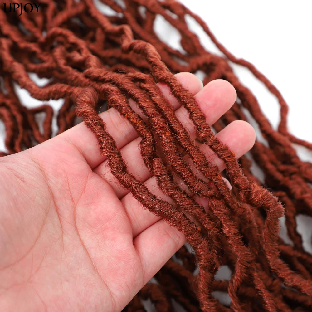 36 inch New Soft Locs Crochet Hair 18 24 inch Faux Locs Braids for Butterfly Dreadlocks Crochet Braid Hair Synthetic Locs Hair