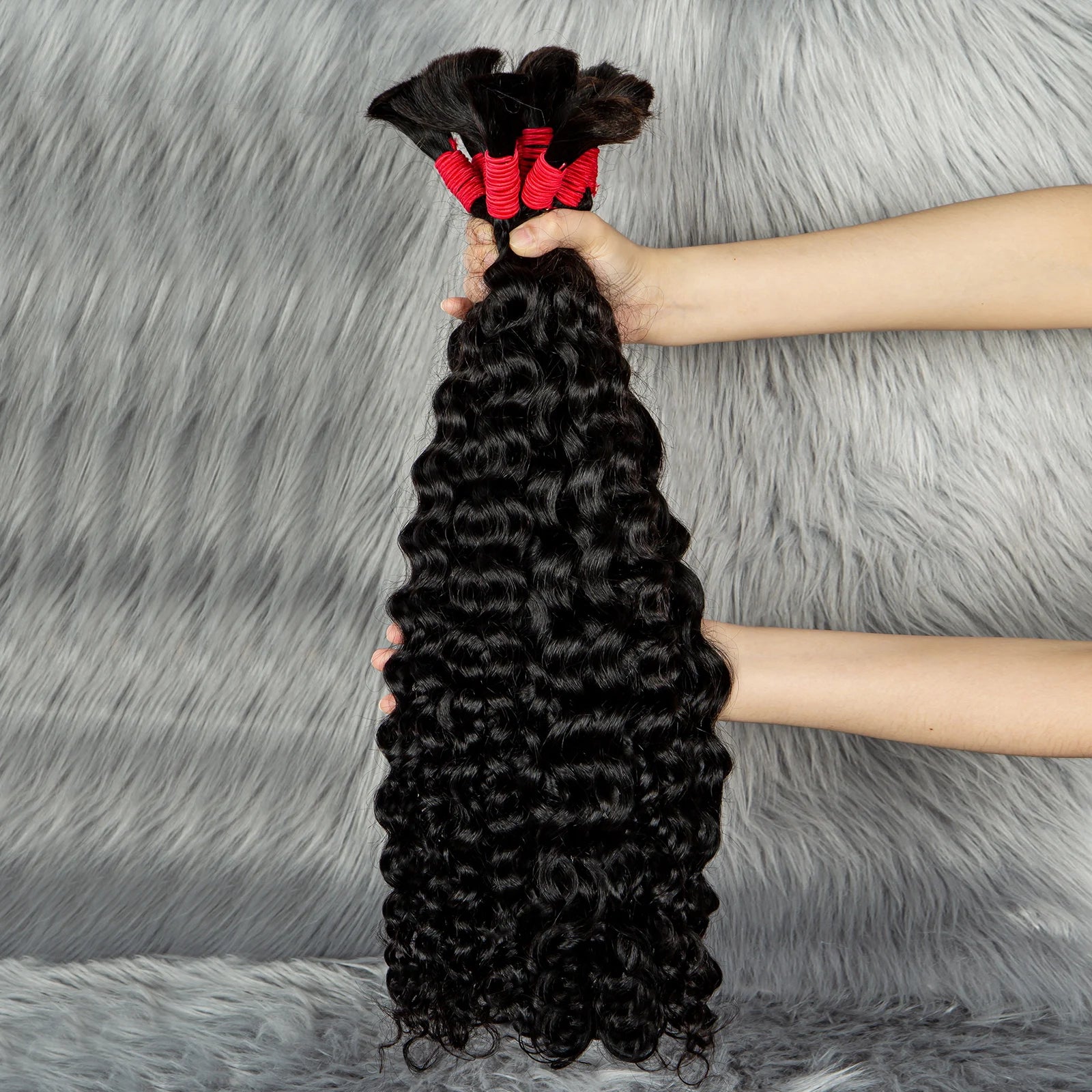 Blonde Deep Wave Human Hair Bundles 28 Inch #27 Colored Human Hair Bundles Brazilian Human Hair Bundles Deep Wave Boho Braids