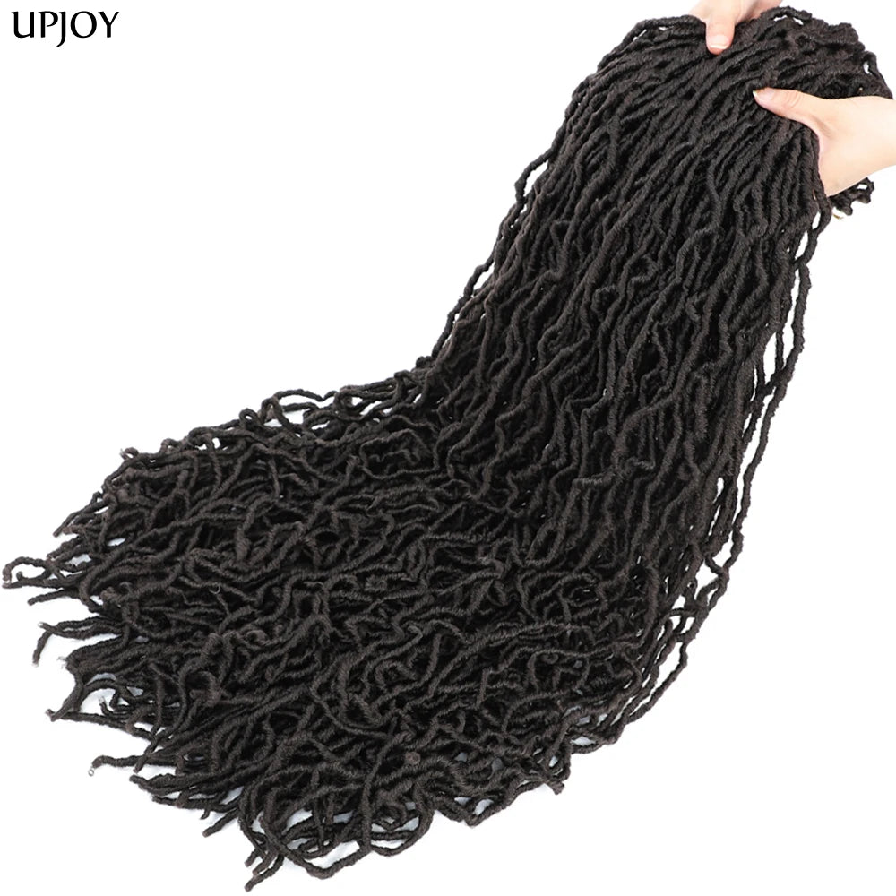 36 inch New Soft Locs Crochet Hair 18 24 inch Faux Locs Braids for Butterfly Dreadlocks Crochet Braid Hair Synthetic Locs Hair