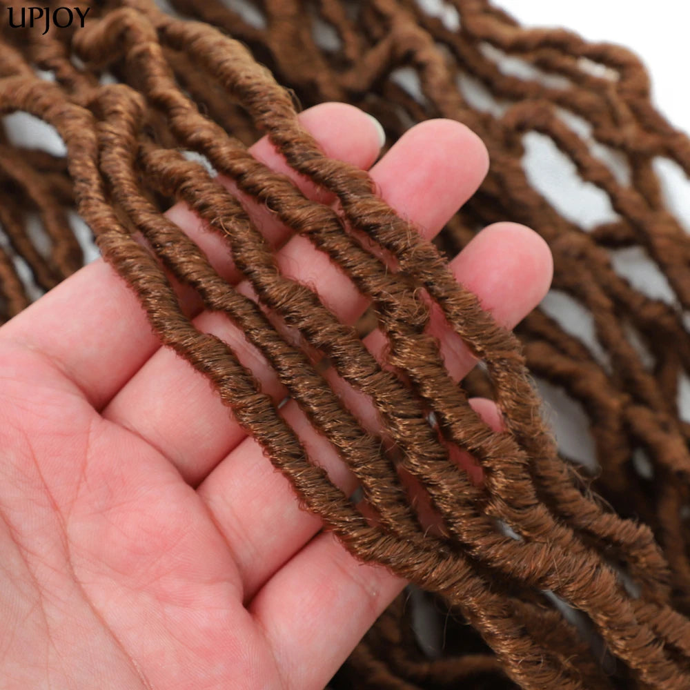 36 inch New Soft Locs Crochet Hair 18 24 inch Faux Locs Braids for Butterfly Dreadlocks Crochet Braid Hair Synthetic Locs Hair
