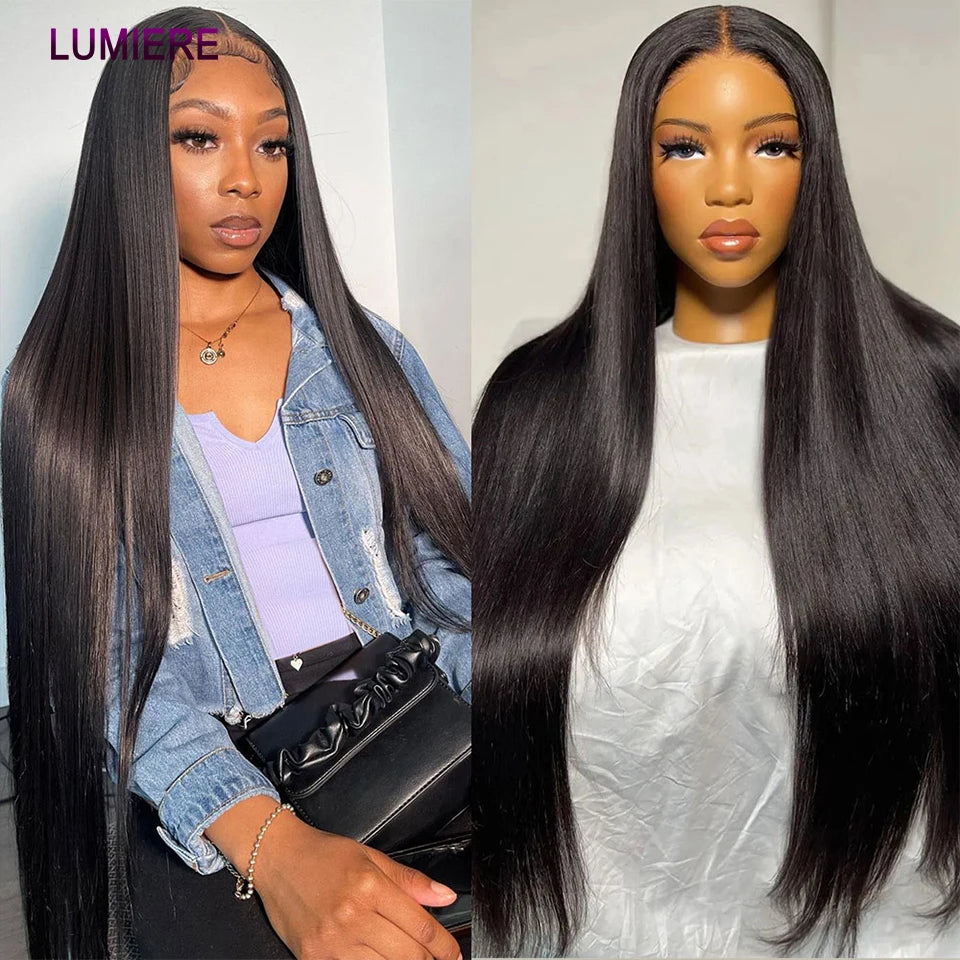 40inch Bone Straight Human Hair Bundles 100% Brazilian Raw Virgin Human Hair 1/3/4 Bundles for Women 18A Thick Bundles Wholeasle